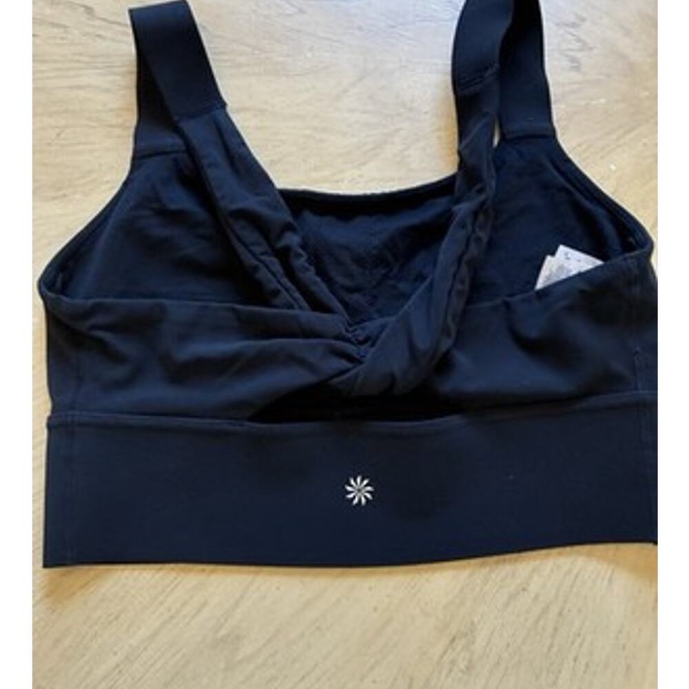 Athleta Twist Sports Bra Black Small Yoga Sports Bra Sleeveless Sexy Copy Soft